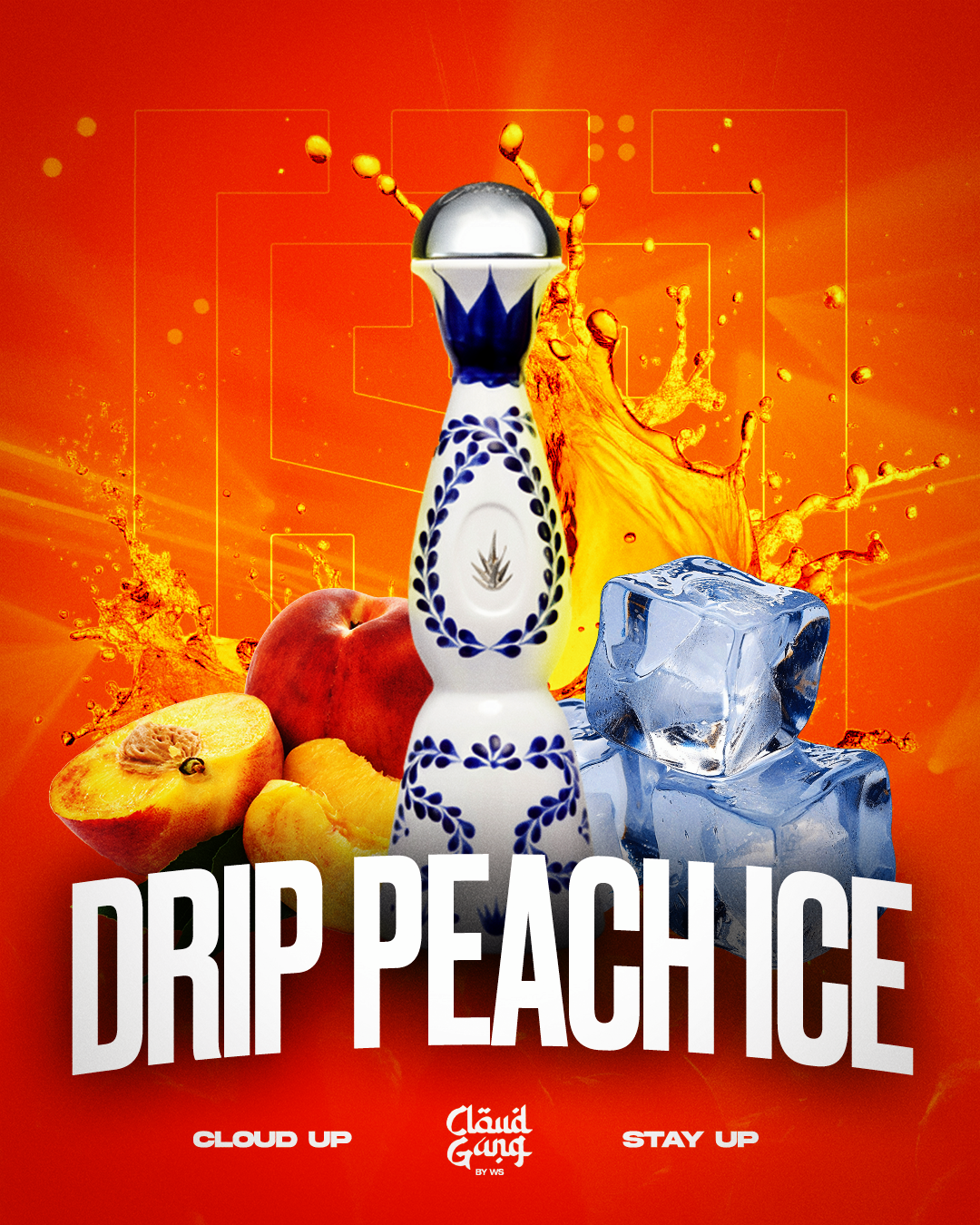 Drip Peach Ice